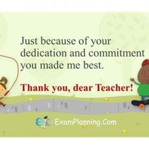 thank you for teach me