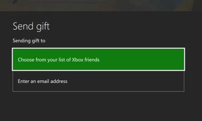 how to send xbox gift card to friend