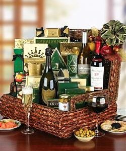 send gift basket with wine