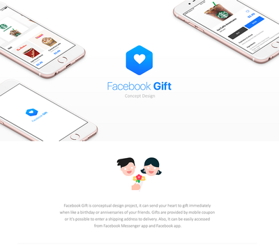 send gift on facebook app