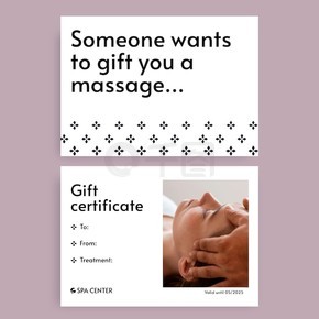 massage gift certificate ideas