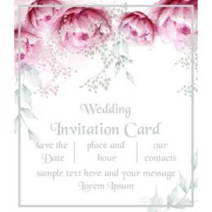 message card wedding