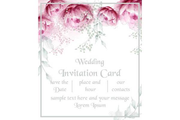message card wedding