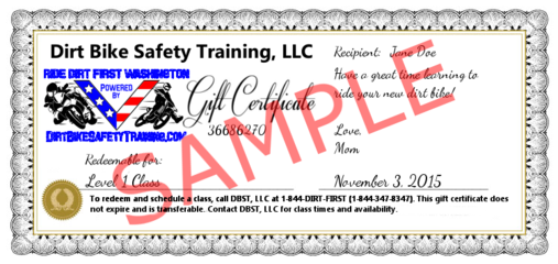 gift certificates to send by email