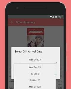 send gift on scheduled date