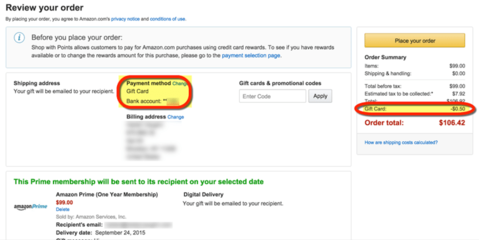 can amazon gift card recepient track sender