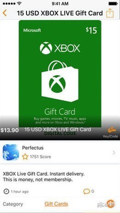 send xbox live gift card online