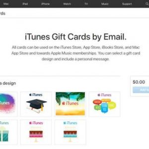 itunes gift card send to email