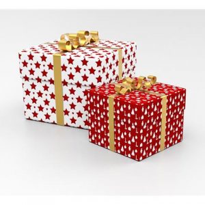 christmas gift wrap vintage